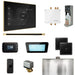 Mr Steam Bliss Steam Shower Control Package with iSteamX Control and Linear Steamhead in Black Polished Brass