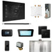 Mr Steam Bliss Steam Shower Control Package with iSteamX Control and Linear Steamhead in Black Polished Chrome