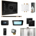 Mr Steam Bliss Steam Shower Control Package with iSteamX Control and Linear Steamhead in Black Polished Gold