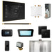 Mr Steam Bliss Steam Shower Control Package with iSteamX Control and Linear Steamhead in Black Satin Brass