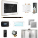 Mr Steam Bliss Steam Shower Control Package with iSteamX Control and Linear Steamhead in White Brushed Bronze