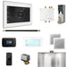 Mr Steam Bliss Steam Shower Control Package with iSteamX Control and Linear Steamhead in White Brushed Nickel