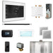 Mr Steam Bliss Steam Shower Control Package with iSteamX Control and Linear Steamhead in White Polished Chrome