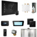 Mr Steam Bliss Steam Shower Control Package with iSteamX Control and Steamhead in Black Matte Black