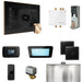 Mr Steam Bliss Steam Shower Control Package with iSteamX Control and Steamhead in Black Polished Gold