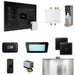 Mr Steam Bliss Steam Shower Control Package with iSteamX Control and Steamhead in Black White Finish
