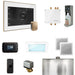 Mr Steam Bliss Steam Shower Control Package with iSteamX Control and Steamhead in White Brushed Bronze