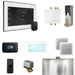 Mr Steam Bliss Steam Shower Control Package with iSteamX Control and Steamhead in White Matte Black
