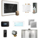 Mr Steam Bliss Steam Shower Control Package with iSteamX Control and Steamhead in White Nouveau Bronze