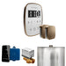 Mr Steam ButlerFlex Max Steam Shower Control Package with White TempoFlex Control and Nouveau Bronze Aromasteam Steamhead
