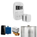 Mr Steam ButlerFlex Max Steam Shower Control Package with White TempoFlex Control and White Aromasteam Steamhead