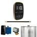 Mr Steam ButlerFlex Steam Shower Control Package with Black TempoFlex Control and Brushed Bronze Linear Steamhead
