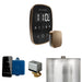 Mr Steam ButlerFlex Steam Shower Control Package with Black TempoFlex Control and Nouveau Bronze Aromasteam Steamhead