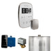 Mr Steam ButlerFlex Steam Shower Control Package with White TempoFlex Control and Brushed Nickel Aromasteam Steamhead