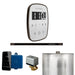 Mr Steam ButlerFlex Steam Shower Control Package with White TempoFlex Control and Oil Rubbed Bronze Linear Steamhead