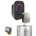 Mr Steam ButlerTouch Steam Shower Control Package with Black TempoTouch Control and Brushed Nickel Aromasteam Steamhead