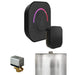 Mr Steam ButlerTouch Steam Shower Control Package with Black TempoTouch Control and Matte Black Aromasteam Steamhead