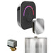 Mr Steam ButlerTouch Steam Shower Control Package with Black TempoTouch Control and Polished Chrome Aromasteam Steamhead