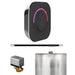 Mr Steam ButlerTouch Steam Shower Control Package with Black TempoTouch Control and Polished Chrome Linear Steamhead