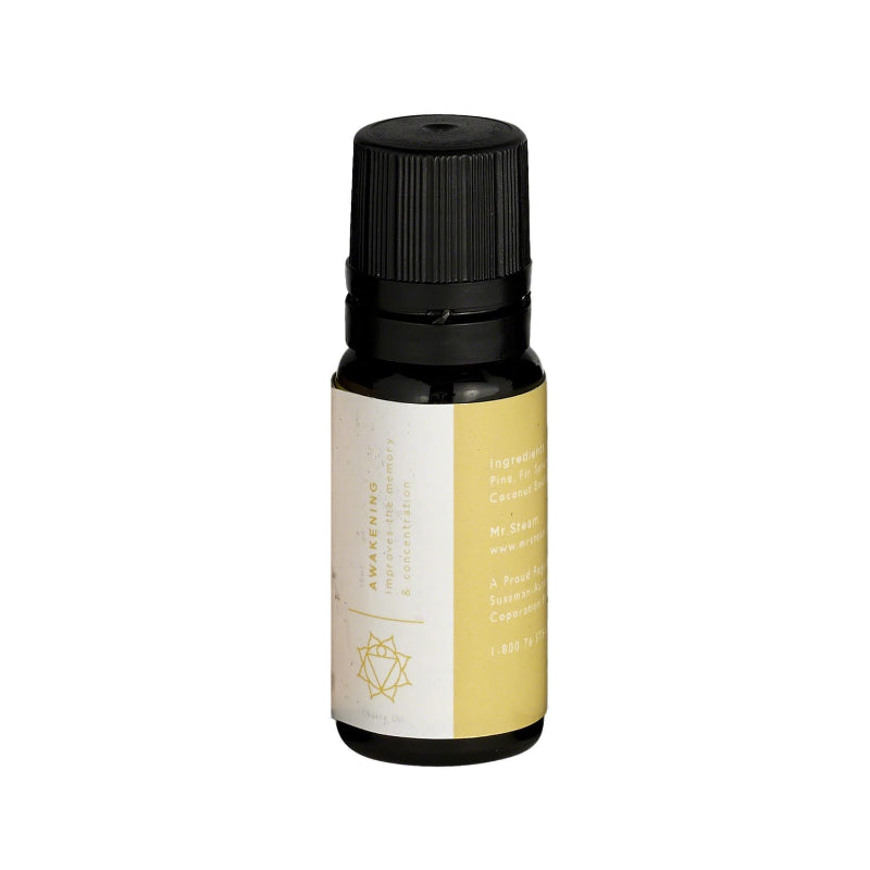 Mr Steam Chakra Aroma Oil, 10 mL Bottle in Yellow Awakening