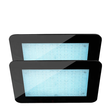 Mr Steam ChromaX Duo ChromaTherapy Lighting System, 2-Pack in Black Angled