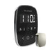 Mr Steam Corner View of TempoFlex Wireless Steam Shower Control with Aroma Steamhead