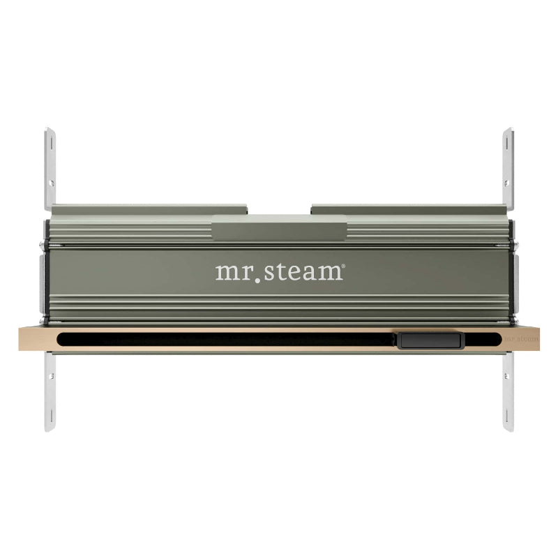 Mr Steam Linear 16" Steamhead with AromaTherapy Reservoir in Brushed Bronze