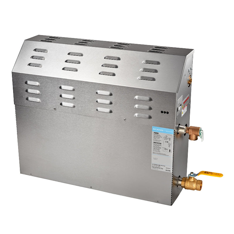 Mr Steam Max 20 kW (20000 W) Steam Shower Generator of 208 Volt & 1-Phase with Express Steam Up Close