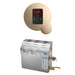 Mr Steam MS 6 Kw Steam Shower Generator Package With Round Polished Gold Itempo Control