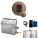 Mr Steam MS 9 kW (9000 W) Steam Shower Generator Package with Round Nouveau Bronze iTempo Control and Accessories