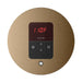 Mr Steam Round iTempo Steam Shower Control with Aroma Designer Steamhead in Brushed Bronze