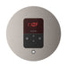 Mr Steam Round iTempo Steam Shower Control with Aroma Designer Steamhead in Brushed Nickel