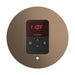 Mr Steam Round iTempo Steam Shower Control with Aroma Designer Steamhead in Nouveau Bronze
