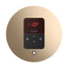 Mr Steam Round iTempo Steam Shower Control with Aroma Designer Steamhead in Polished Gold