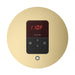 Mr Steam Round iTempo Steam Shower Control with Aroma Designer Steamhead in Satin Brass