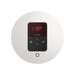Mr Steam Round iTempo Steam Shower Control with Aroma Designer Steamhead in White