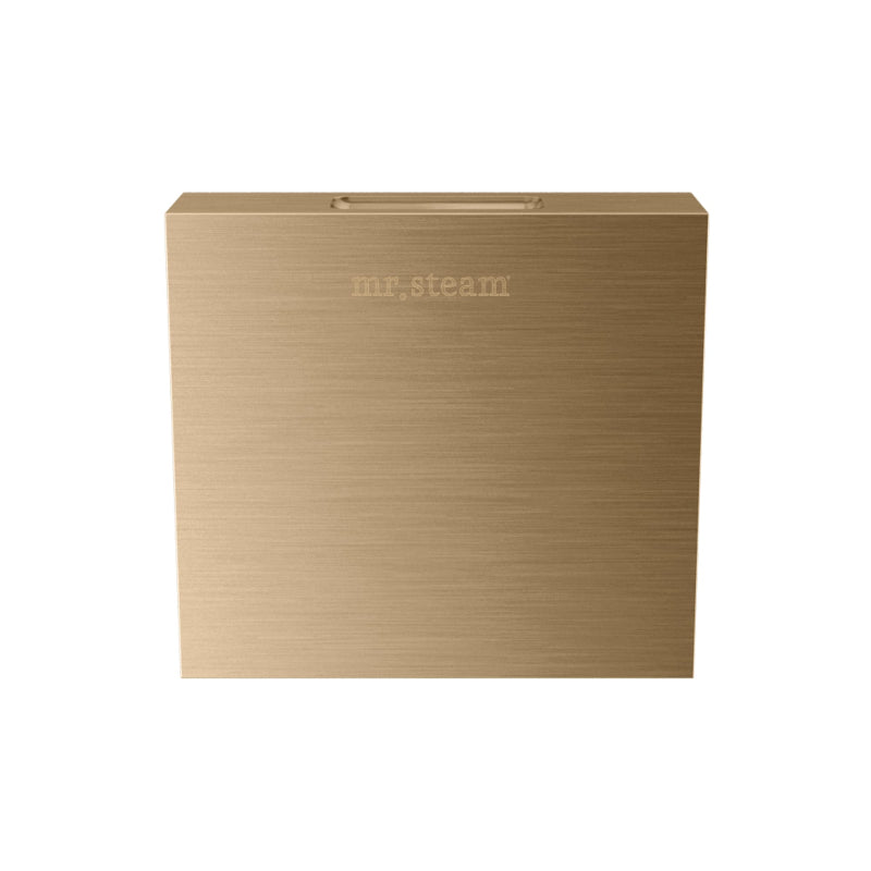 Mr Steam Square Aroma Designer Steamhead in Brushed Bronze