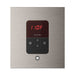 Mr Steam Square iTempo Steam Shower Control with Aroma Designer Steamhead in Brushed Nickel