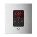 Mr Steam Square iTempo Steam Shower Control with Aroma Designer Steamhead in Polished Chrome