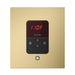 Mr Steam Square iTempo Steam Shower Control with Aroma Designer Steamhead in Satin Brass
