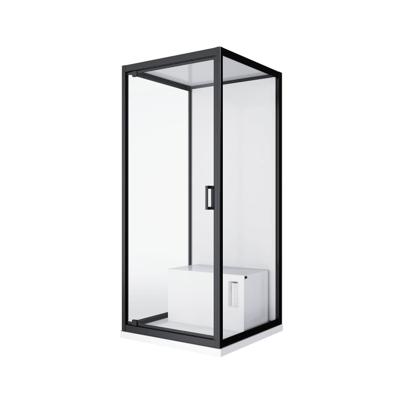 Mr Steam SteamPod Indoor and Outdoor Freestanding Personal Steam Room Corner View