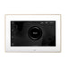 Mr Steam White iSteamX Steam Shower Control with Brushed Bronze Aroma Steamhead