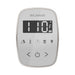 Mr Steam White TempoFlex Steam Shower Control with Brilliant Black Aroma Steamhead