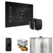 Mr Steam XButler Max Steam Shower Control Package with Black iSteamX Control and Matte Black Aromasteam Steamhead