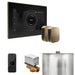 Mr Steam XButler Max Steam Shower Control Package with Black iSteamX Control and Nouveau Bronze Aromasteam Steamhead