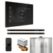 Mr Steam XButler Max Steam Shower Control Package with Black iSteamX Control and Oil Rubbed Bronze Linear Steamhead