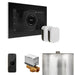 Mr Steam XButler Max Steam Shower Control Package with Black iSteamX Control and White Aromasteam Steamhead