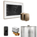 Mr Steam XButler Max Steam Shower Control Package with White iSteamX Control and Nouveau Bronze Aromasteam Steamhead