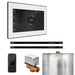 Mr Steam XButler Max Steam Shower Control Package with White iSteamX Control and Oil Rubbed Bronze Linear Steamhead