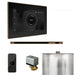 Mr Steam XButler Steam Shower Control Package with Black iSteamX Control and Nouveau Bronze Linear Steamhead